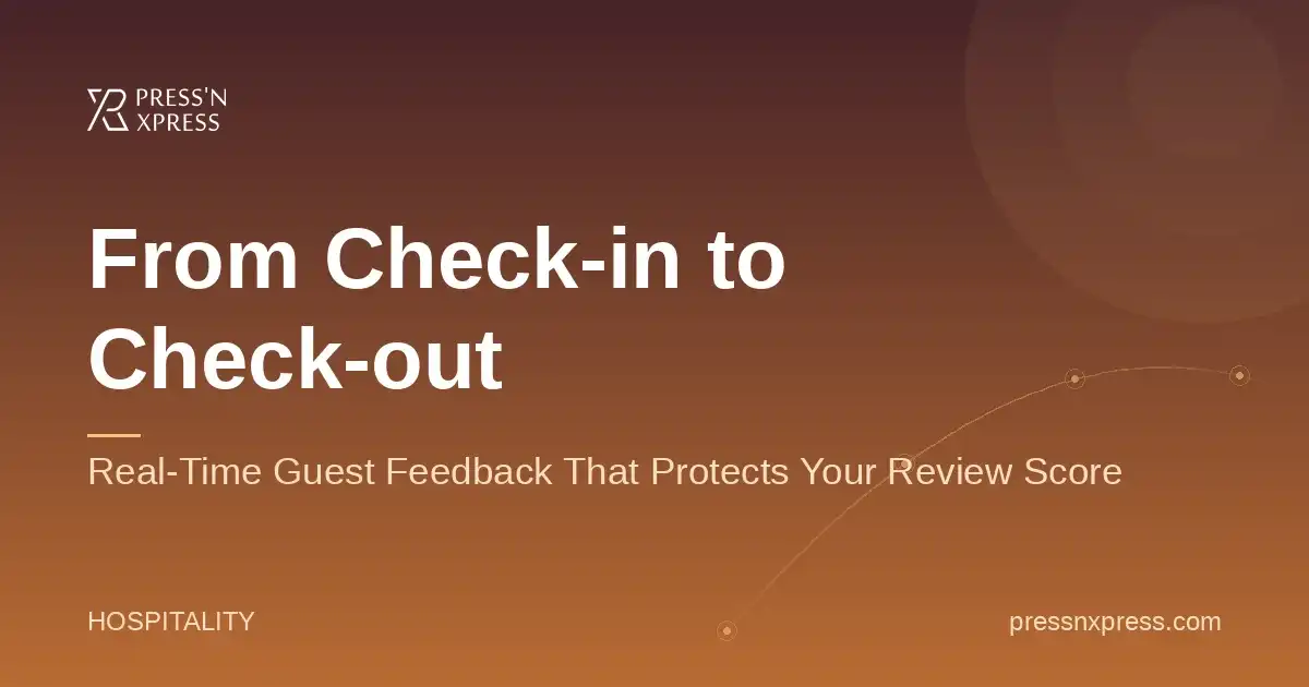 From Check-in to Check-out: Real-Time Guest Feedback That Protects Your Review Score