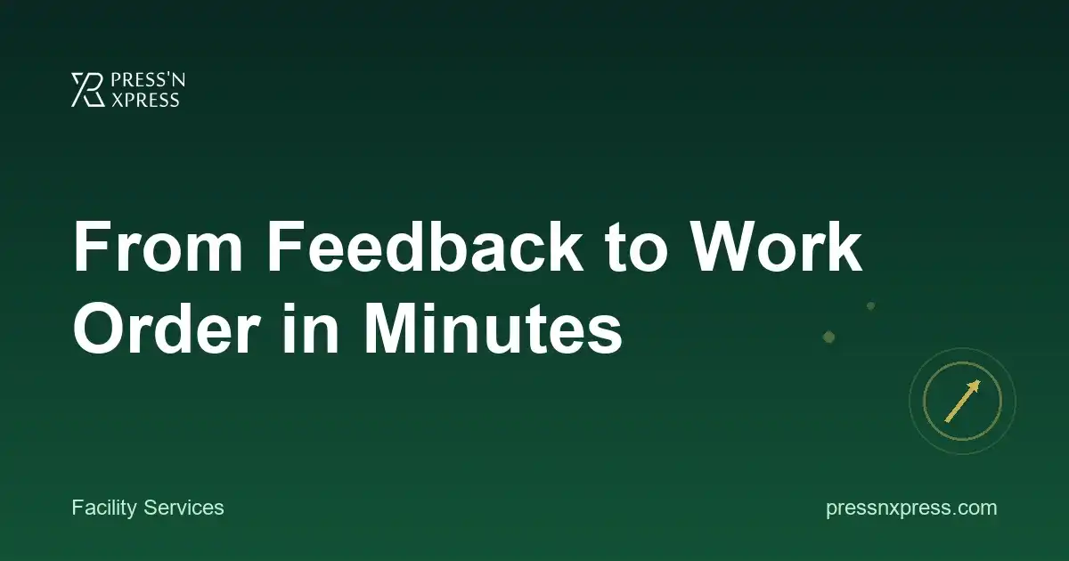 From Feedback to Work Order in Minutes: Operational Alerting for Facility Services