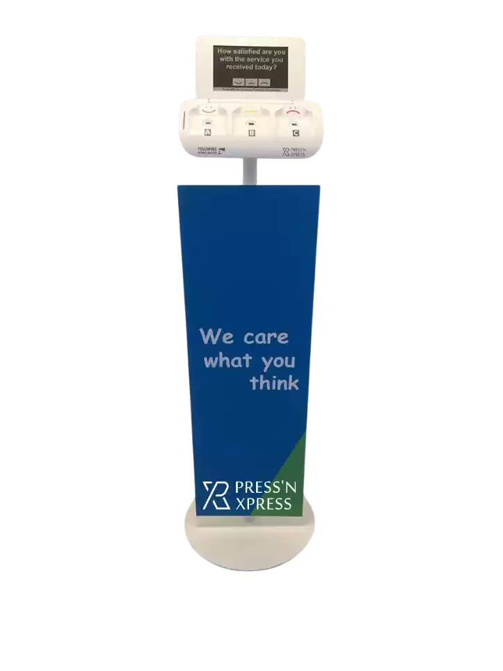 Floor Stand Feedback Kiosk