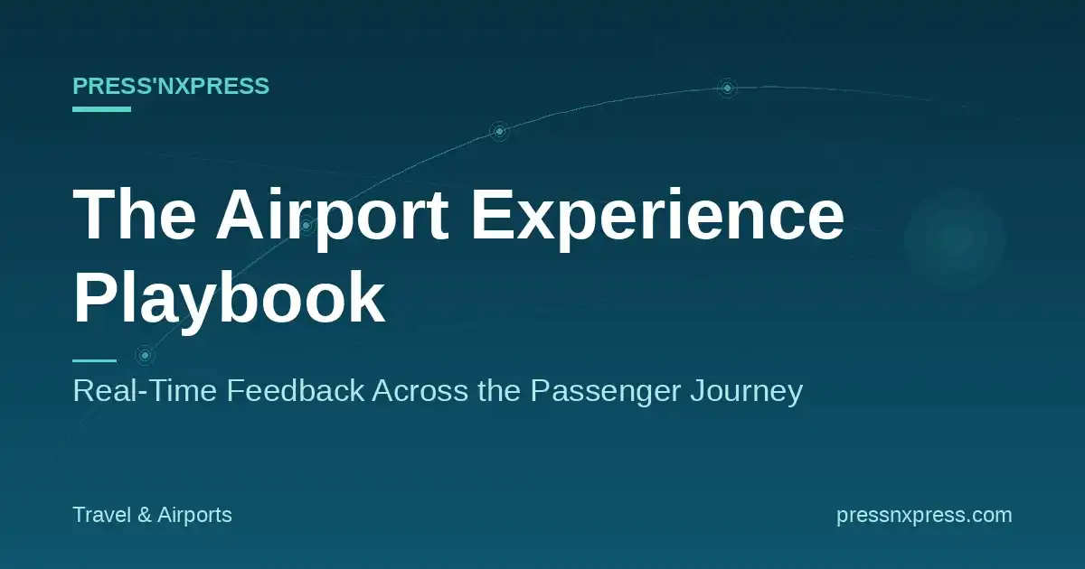 The Airport Experience Playbook: Real-Time Feedback Across the Passenger Journey